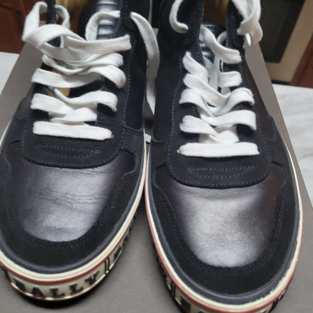 Bally Black and White Men's Sneakers